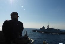 Συνεκπαίδευση γαλλικής FREMM με ελληνική φρεγάτα και υποβρύχιο – φωτό