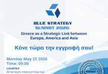Blue Strategy Summit 2026: Η Ελλάδα ως στρατηγικός σύνδεσμος Ευρώπης, Αμερικής και Ασίας